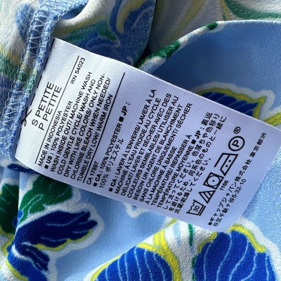 🎉5 for $45🎉Banana Republic Dress Floral Size PS - Picture 7 of 7